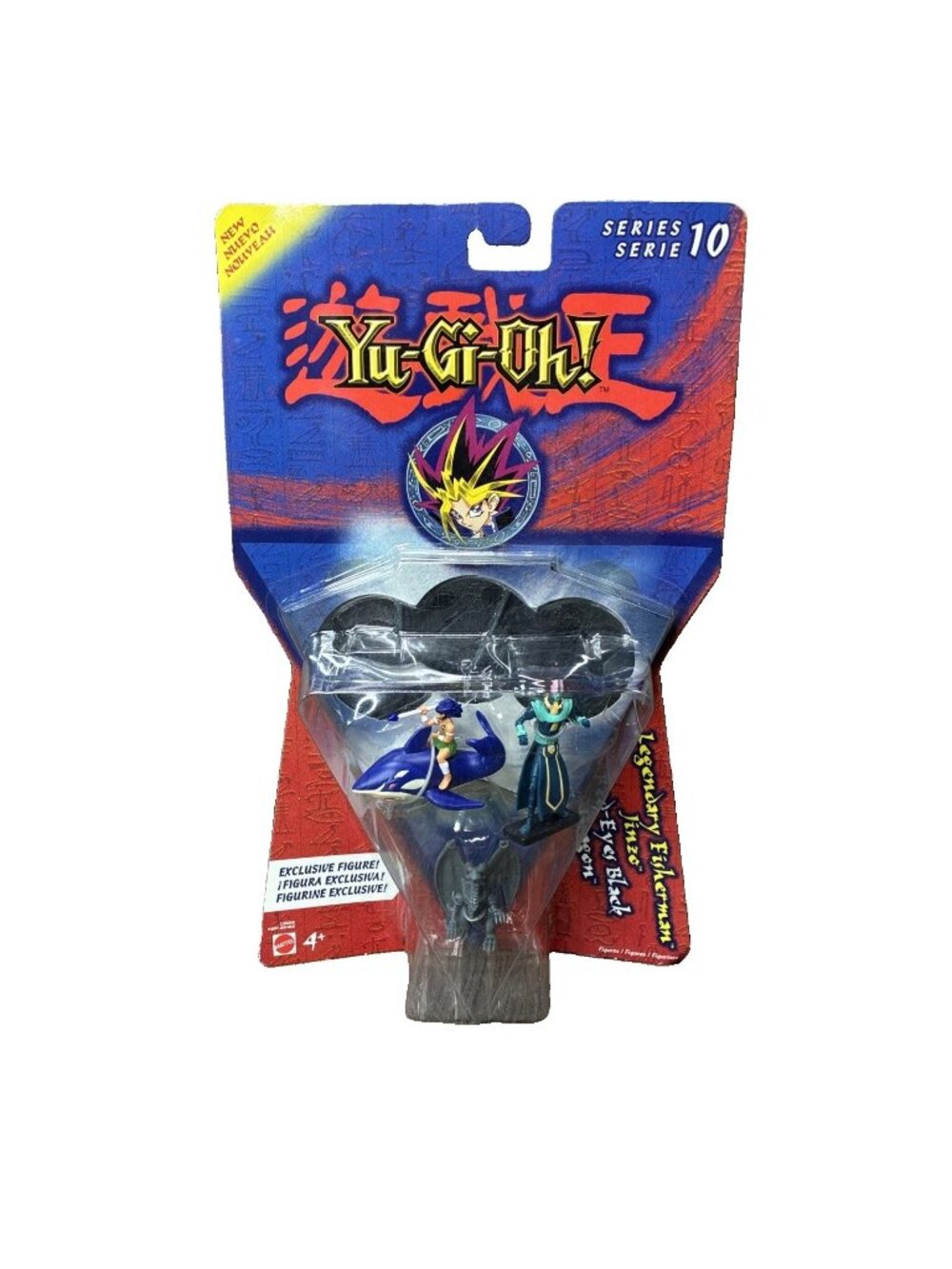 Yu-Gi-Oh! Series 10 3-Pack Jinzo Red-Eyes Black Dragon Legendary Fisherman 2003